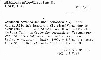 Zwischen Notenhälsen und Tonköpfen