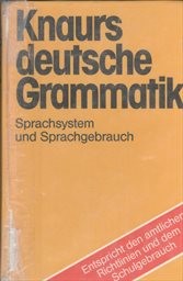 Knaurs Grammatik der deutschen Sprache