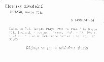 Index to Full Length Plays 1944 to 1964