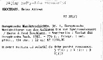 Europäische Musikgeschichte
                        (Bd. 1,)
                    