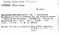 Europäische Musikgeschichte
                        (Bd. 1,)
                    