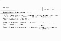 Studie Muzea Kroměřížska '92-'93