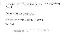 Česká divadla 1991-1992