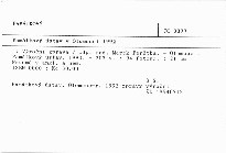 Památkový ústav v Olomouci 1992