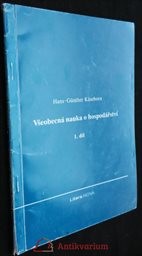 Všeobecná nauka o hospodářství
                        (1. díl)
                    