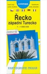 Řecko, západní Turecko - automapa