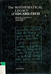 The Mathematical Legacy of Eduard Čech