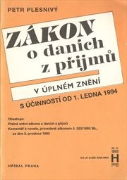 Zákon o daních z příjmů v úplném znění