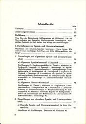 Bücherkunde für Germanisten