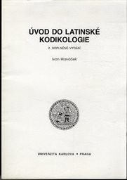 Úvod do latinské kodikologie