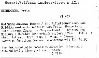 Wolfgang Amadeus Mozart