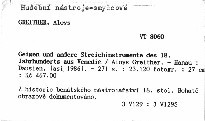 Geigen und andere Streichinstrumente des 18. Jahrhunderts aus Venedig