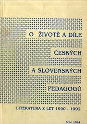 O životě a díle českých a slovenských pedagogů