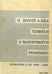 O životě a díle českých a slovenských pedagogů