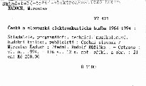 Česká a slovenská elektroakustická hudba 1964-1994