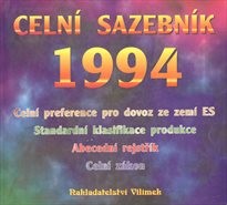 Celní sazebník 1994