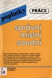 Poplatky - správní, místní, soudní