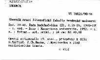 Sborník prací filozofické fakulty brněnské univerzity
                        (Roč. 39-40. Řada hudebněvědná (H), č.25-26, 1990-1991)
                    