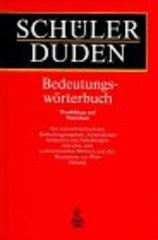 Schülerduden Bedeutungswörterbuch