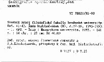 Sborník prací filozofické fakulty brněnské univerzity
                        (Roč. 41-42,)
                    