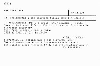 10. mezinárodní sjezd slavistů Sofija 1988 (14.-22.9.)
                        (Díl 2)
                    