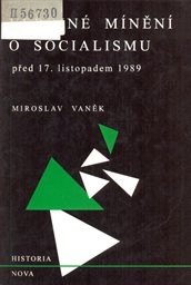 Veřejné mínění o socialismu před 17.listopadem 1989