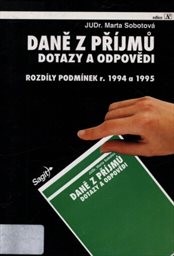 Daň z příjmů fyzických osob v podmínkách roku 1994 a 1995