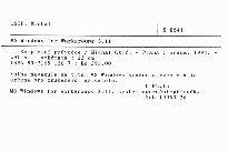 MS Windows for Workgroups 3.11