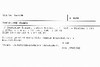 Analytická chemie