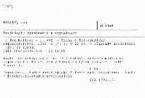 Sociologie byrokracie a organizace