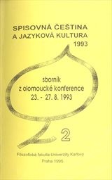 Spisovná čeština a jazyková kultura 1993
                        ([Díl] 1)
                    