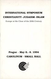 International Symposium Christianity-Judaism-Islam