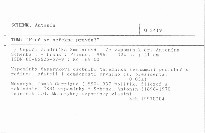 TGM: "Proč se neřekne pravda?"