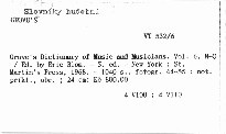 Grove's Dictionary of Music and Musicians
                        (Vol. 6, N-Q)
                    