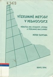 Výzkumné metody v pedagogice