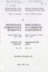 Roudnická lobkovická knihovna
(Sv. 10,)