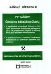 Báňské předpisy
                        ([Díl] 3,)
                    