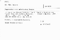 Sagenschatz der mährischen Burgen