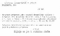 Pohybová průprava jako součást dramatické výchovy
