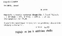 Kapitoly z teorie výchovné dramatiky