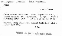 Česká divadla 1993-1994