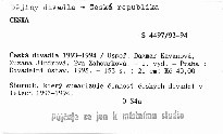Česká divadla 1993-1994