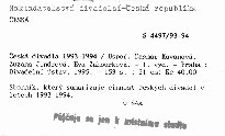 Česká divadla 1993-1994