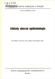 Základy obecné epidemiologie