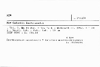 New Catholic Encyclopedia
                        (Vol. 9, Ma to Mor)
                    