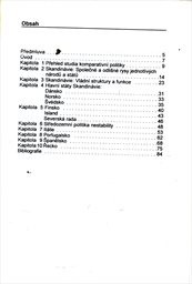 Komparativní politika Skandinávie a Středomoří