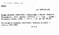 Česká divadla 1994-1995