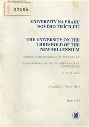 Univerzity na prahu nového tisíciletí
                        (Sv. 1)
                    