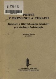 Pohyb v prevenci a terapii