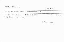 Christina Maria und die Petersburger Nächte